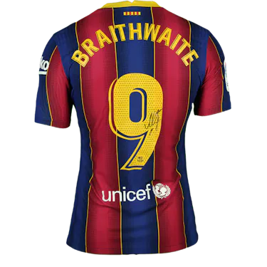 Martin Braithwaite Christensen FC Barcelona shirt