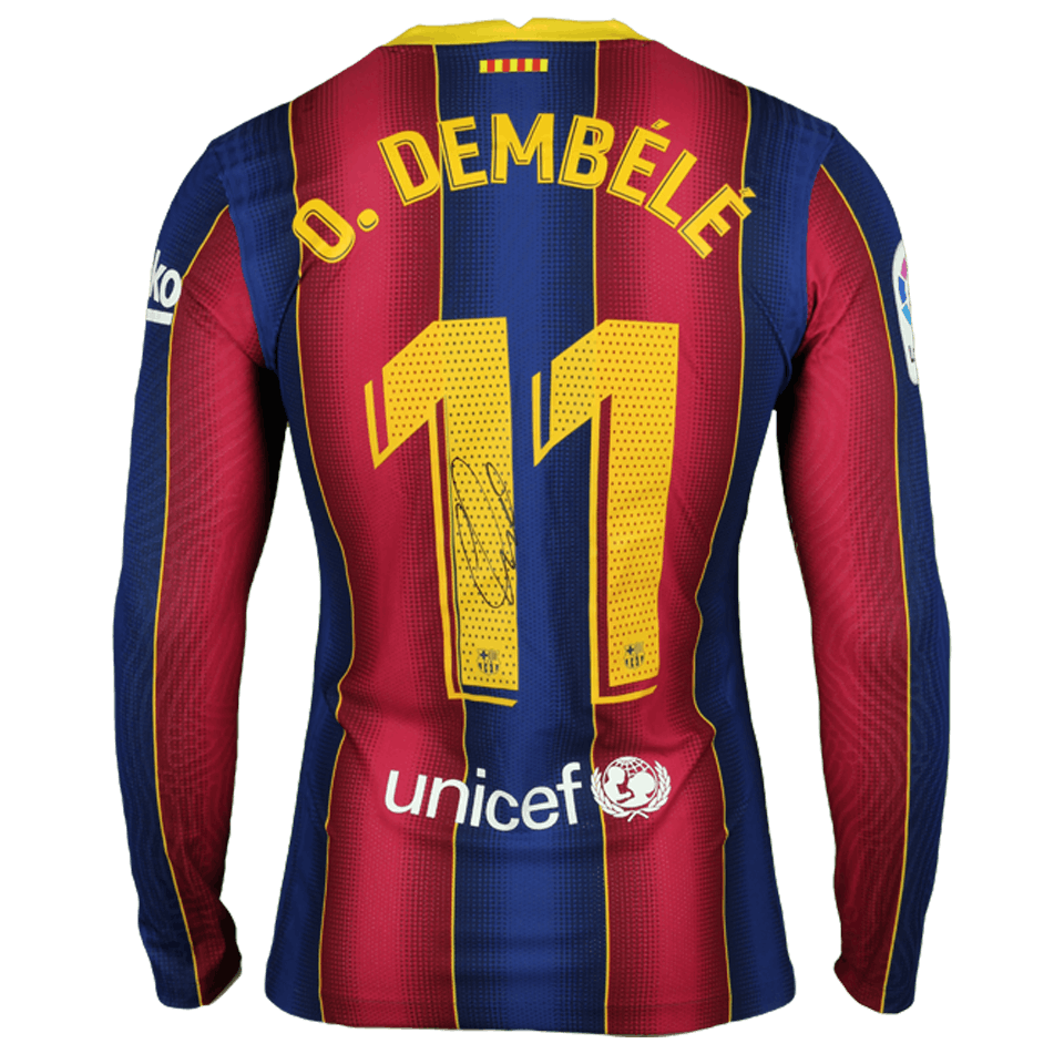 Ousmane Dembélé Barça signed online jersey