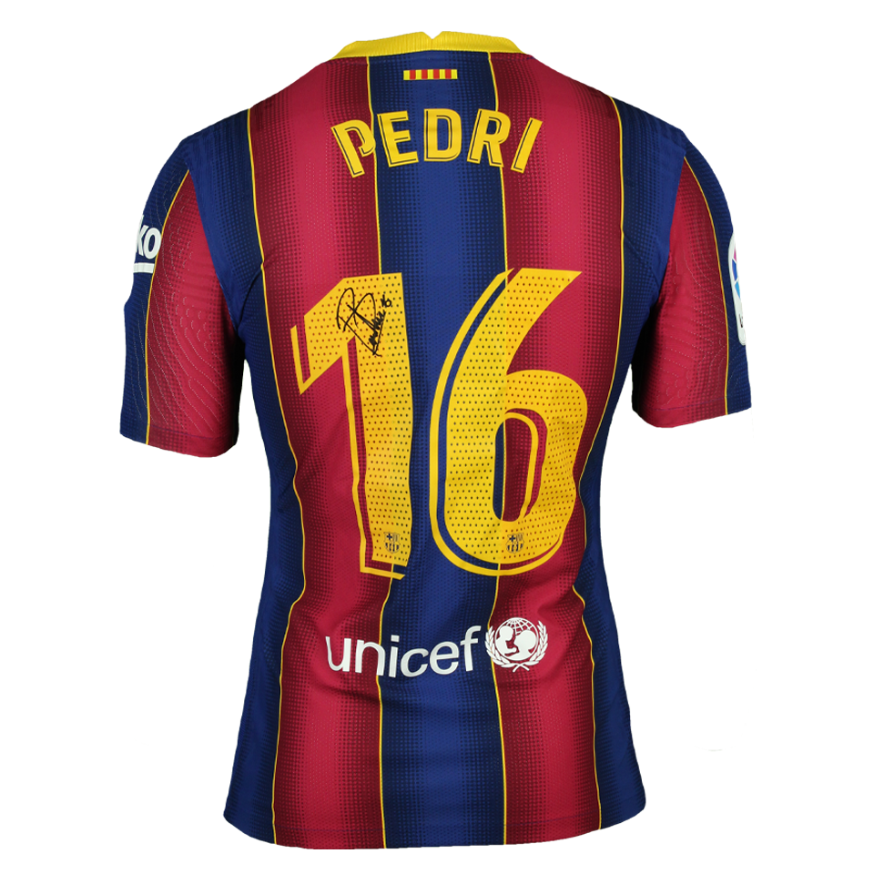 来自FC Barcelona的Pedri González球衣