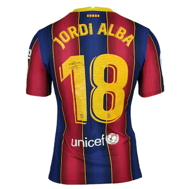 Jordi Alba FC Barcelona camisa.