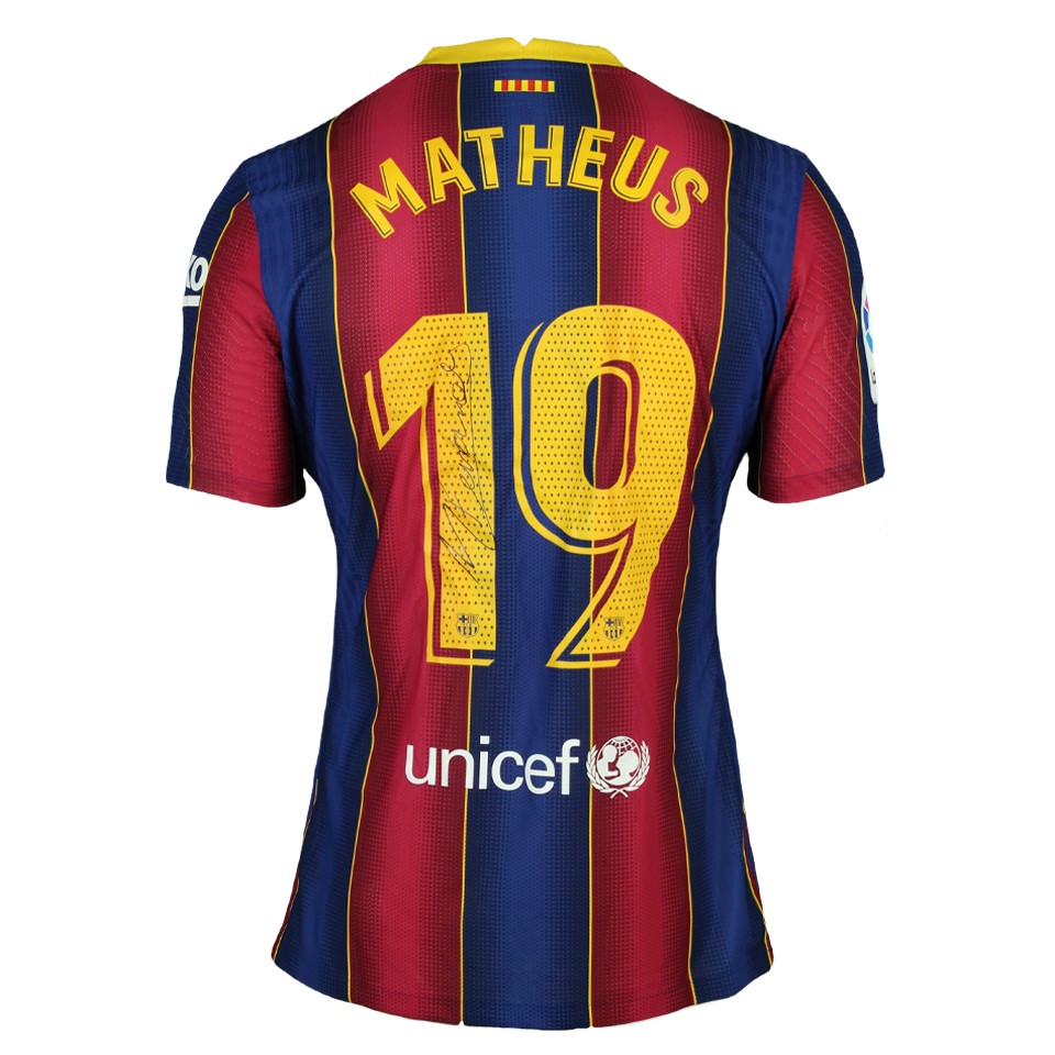 Matheus Fernandes FC Barcelona shirt