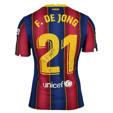 Frenkie de Jong FC Barcelona jersey