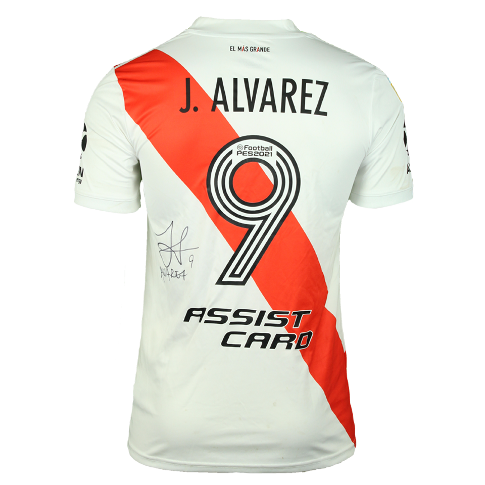 Julián Alvarez River Plate shirt