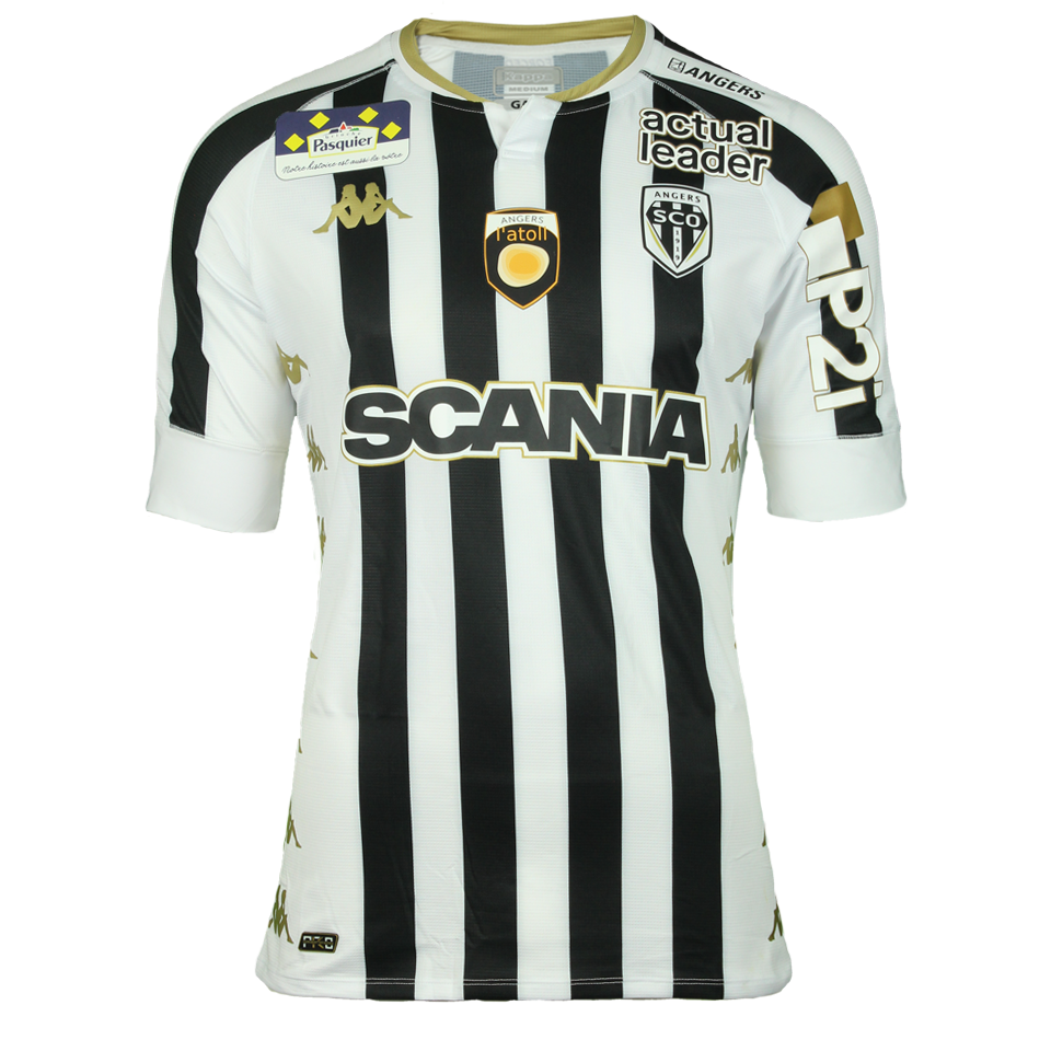 来自Angers SCO的Lassana Coulibaly球衣