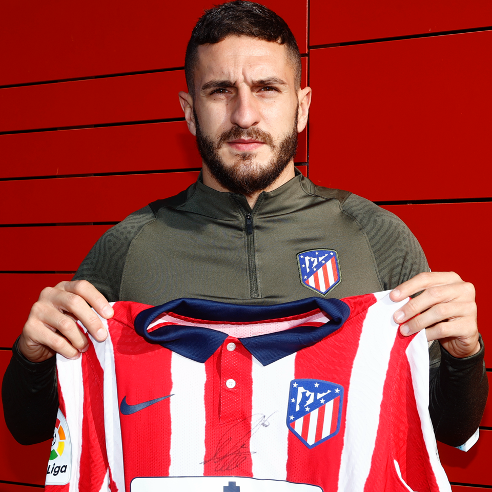 Atlético de Madrid 팀의 Koke 셔츠