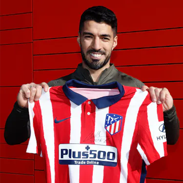 Atlético de Madrid-Trikot von Luis Suárez 
