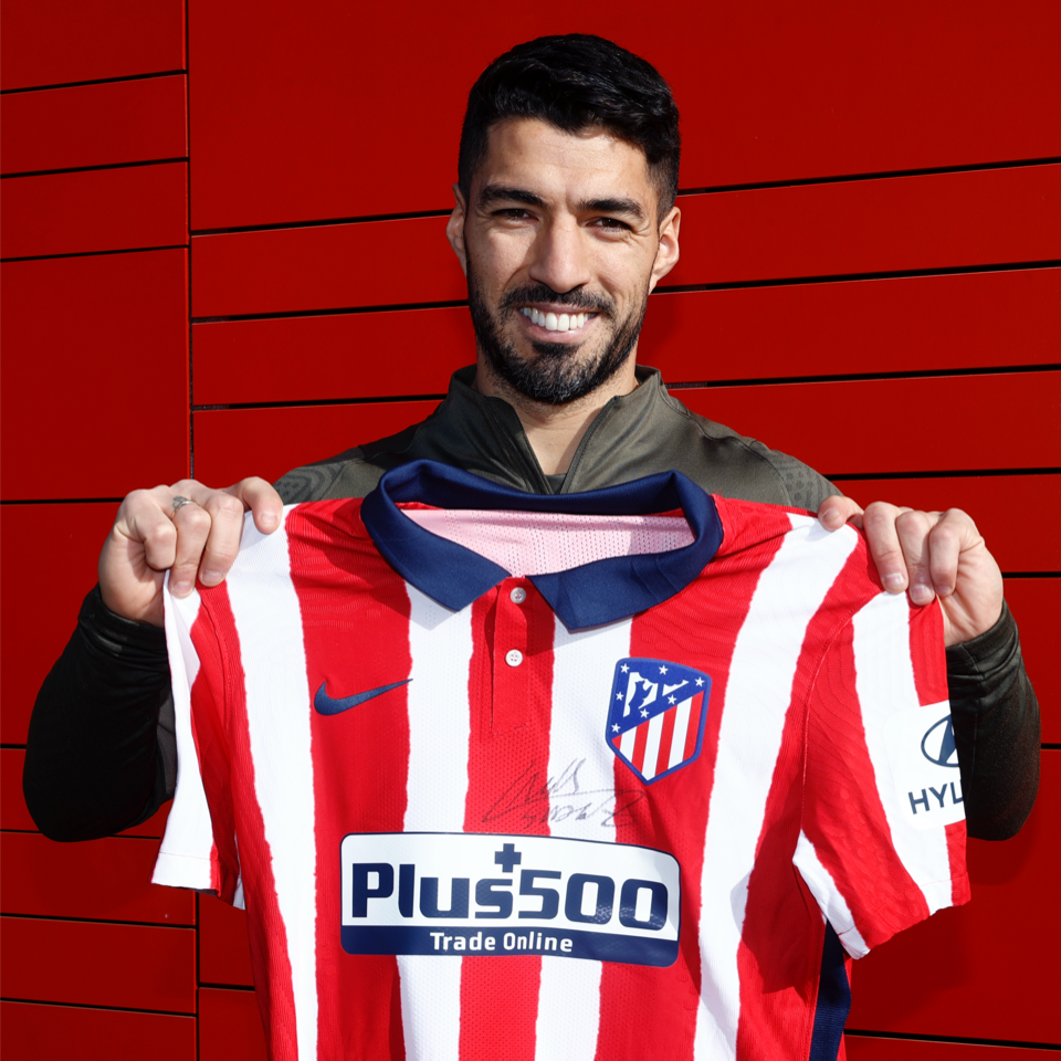 Atlético de Madrid-Trikot von Luis Suárez