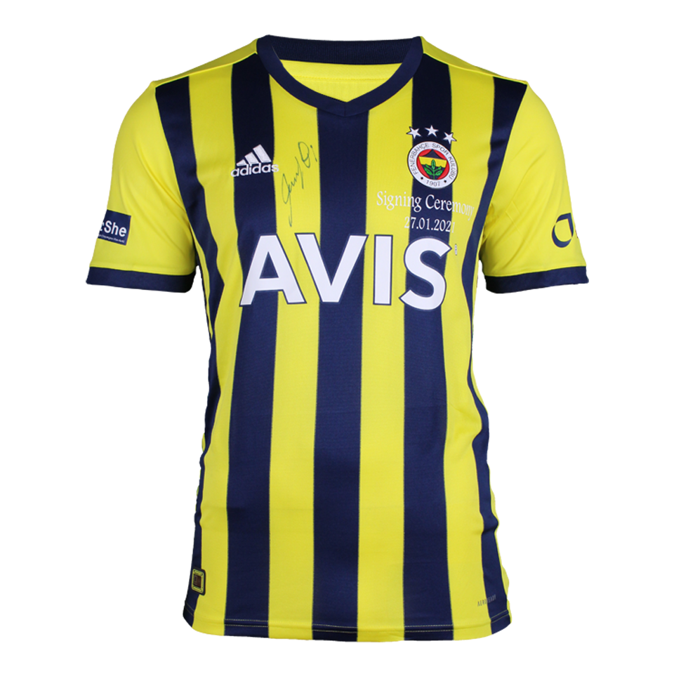 Özil Signing Ceremony shirt - Striped Home kit