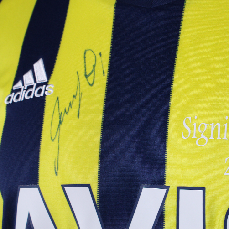 Özil Signing Ceremony shirt - Striped Home kit
