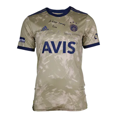 Özil Signing Ceremony Shirt - Gold kit